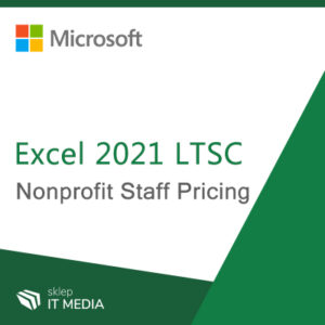 Ikona Microsoft Excel LTSC 2021 NonProfit Staff Pricing