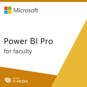 Ikona Microsoft Power BI Pro for faculty