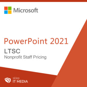 Ikona Microsoft PowerPoint 2021 LTSC NonProfit Staff Pricing
