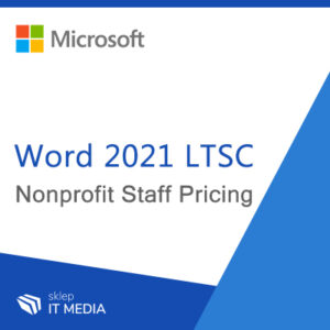 Ikona Microsoft Word 2021 LTSC NonProfit Staff Pricing