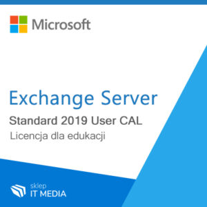 Ikona Microsoft Exchange Server Standard 2019 User CAL Licencja dla edukacji