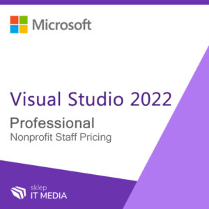 Ikona Microsoft Visual Studio 2022 Professional NonProfit Staff Pricing