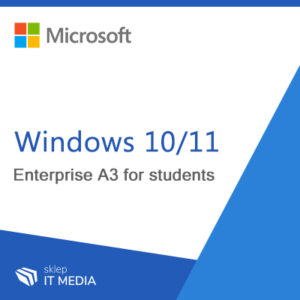 Ikona Microsoft Windows 10 11 Enterprise A3 for students